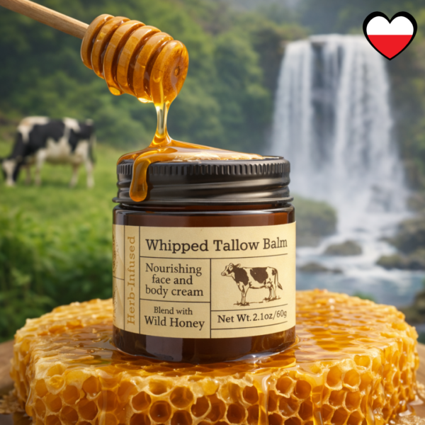 ,,whippd tallow balm'' balsam z łojem wołowym i miodem (60ml)