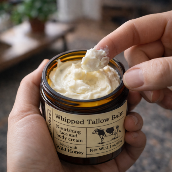 ,,whippd tallow balm'' balsam z łojem wołowym i miodem (60ml)