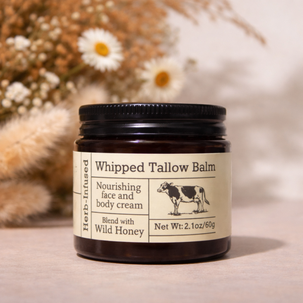 ,,whippd tallow balm'' balsam z łojem wołowym i miodem (60ml)